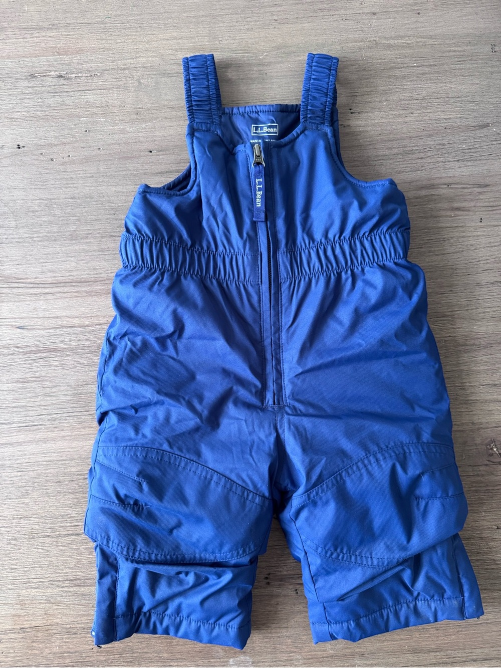 L.L. Bean Royal Blue Kids Snow Bib Overalls